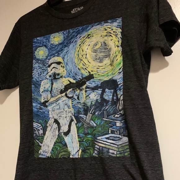Star Wars Storm Trooper Starry Night t-shirt